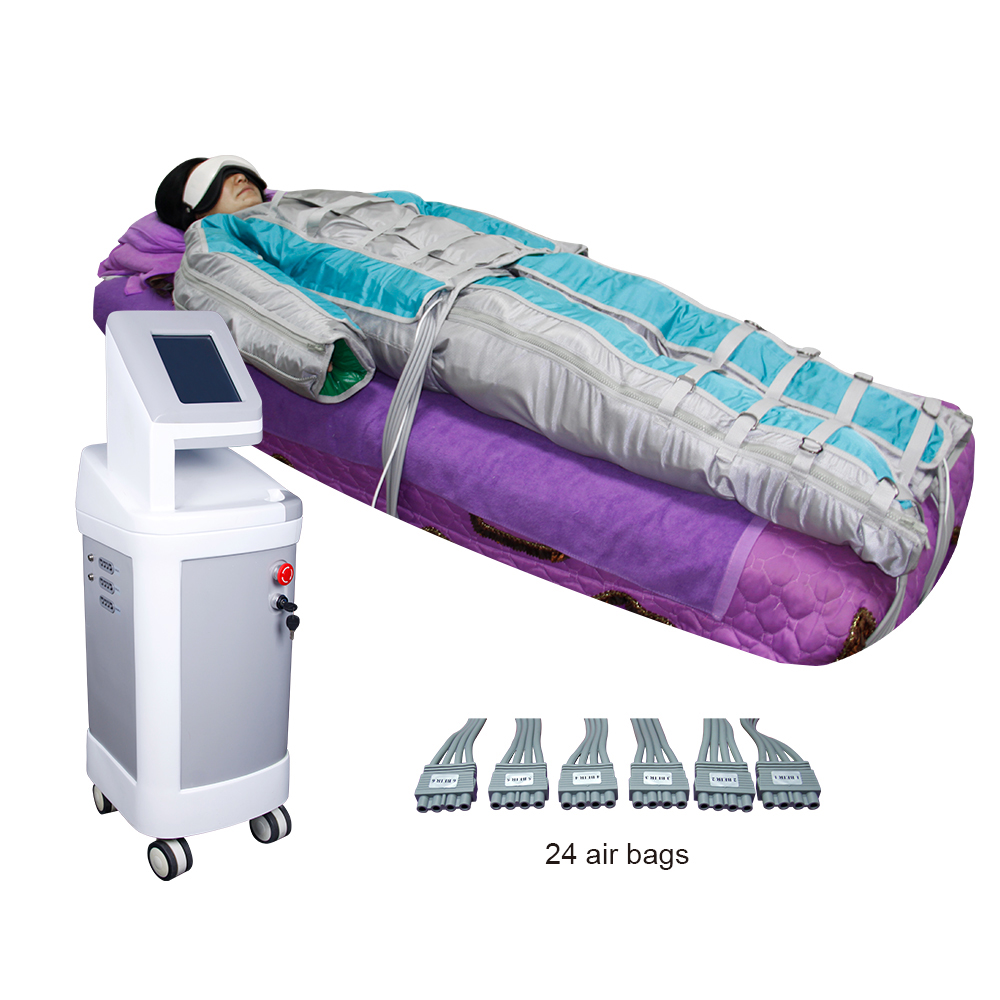 24 Air Pressure Channel Body Slimming Suit / Body Shaping Lymphatic Drainage Suit / Slimming Pressotherapy Machine
