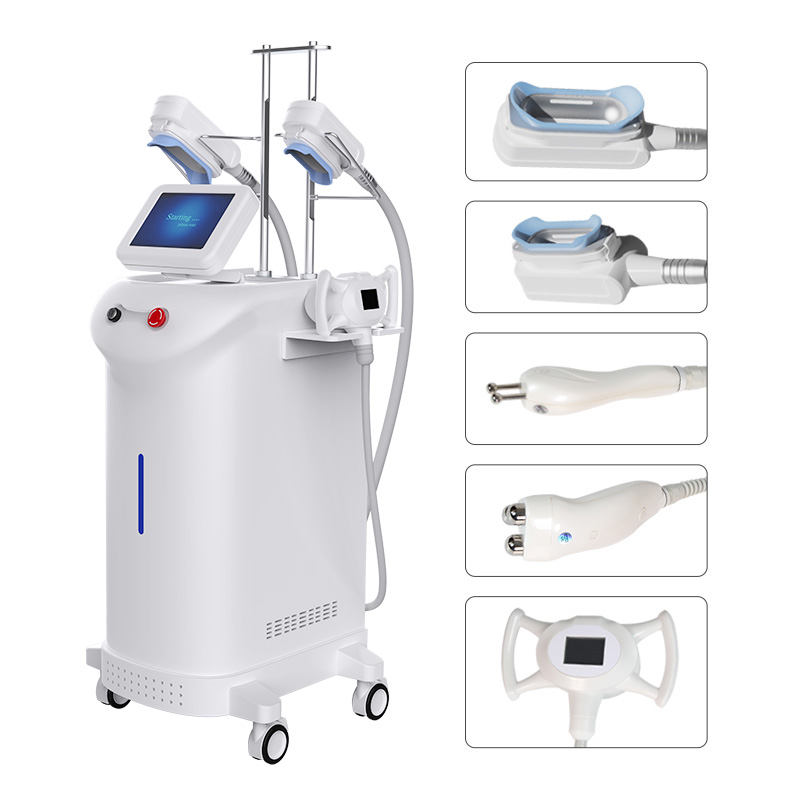 5 in 1 360 Cryolipolysis Vela Full Body Shaping Vacuum Suction 100kpa Slimming Device Weight Loss Machine