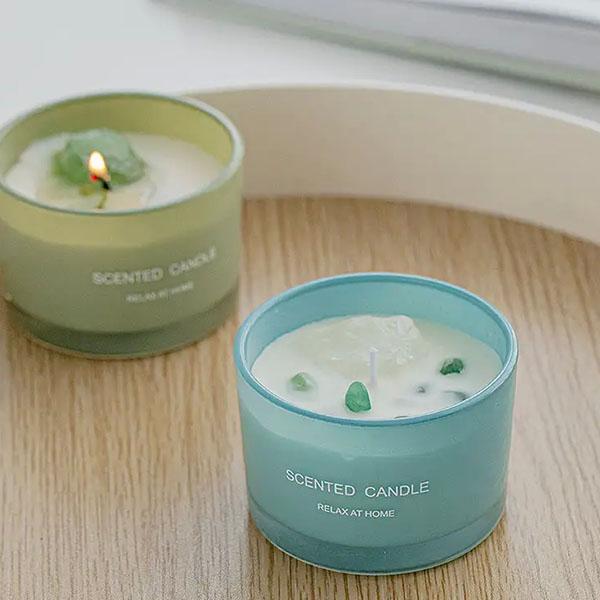scented soy blend candles