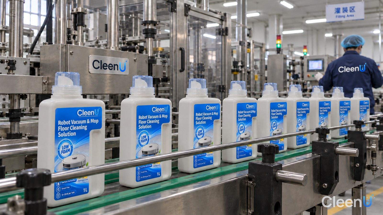 CleenU filling and production line