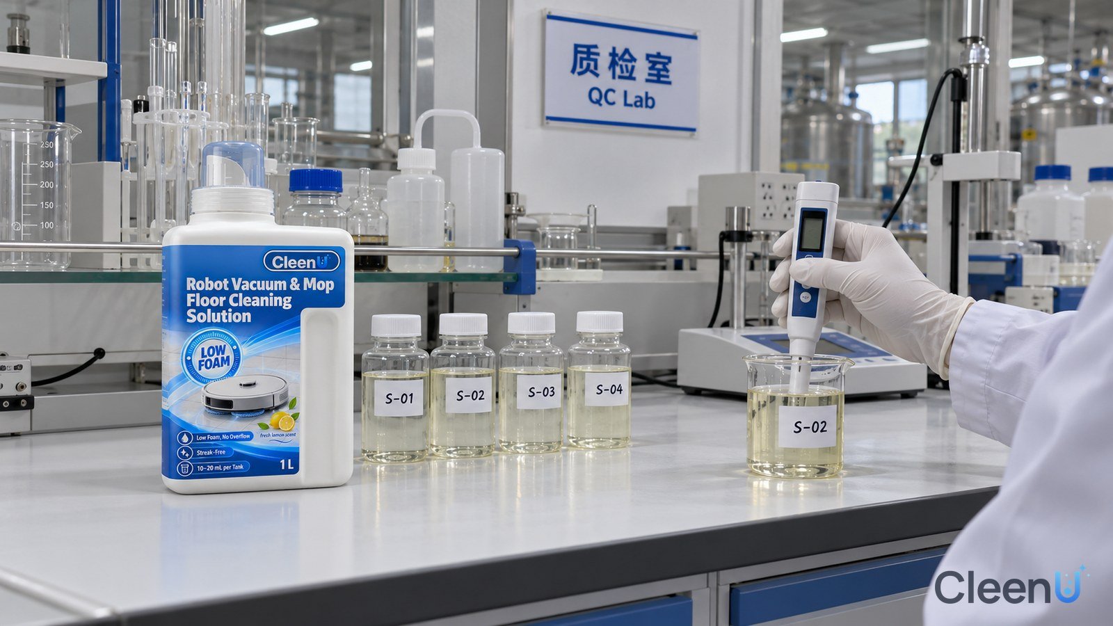 CleenU quality control laboratory