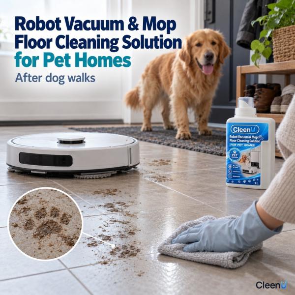 CleenU Fragrance-Free Robot Mop Cleaning Solution 1L - P077