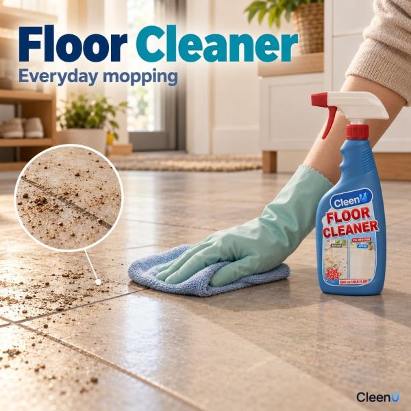 CleenU Hard Floor Cleaner Spray 500ml - P026
