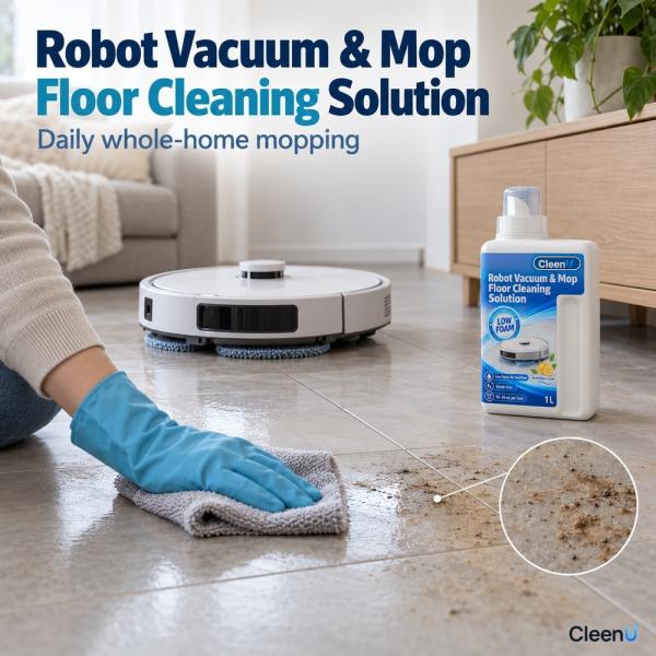 CleenU Robot Vacuum and Mop Cleaning Solution 1L - P076