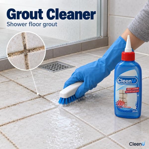 CleenU Tile and Grout Cleaner Gel 200ml - P033