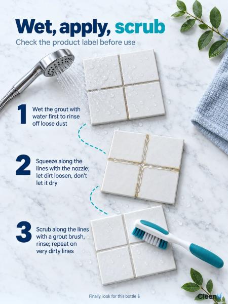 P033 13 how-to-use-grout-cleaner-shower-floor-steps