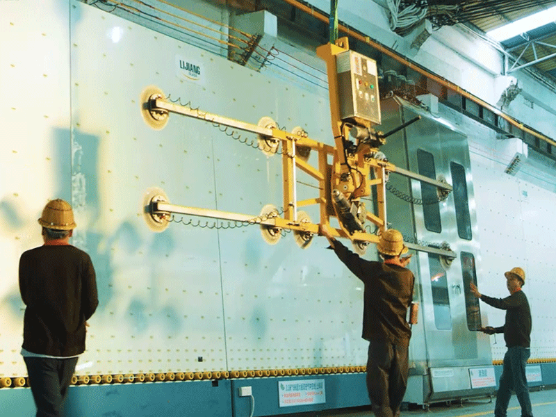 Automatic jumbo size insulating glass production line for Lijiang glass production