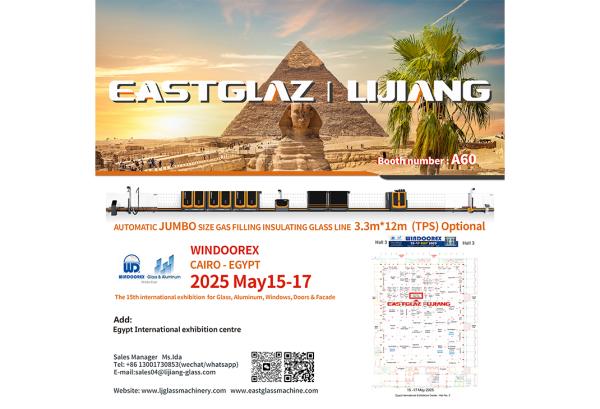 Eastglaz shines at Cairo International Exhibition, booth number becomes the focus