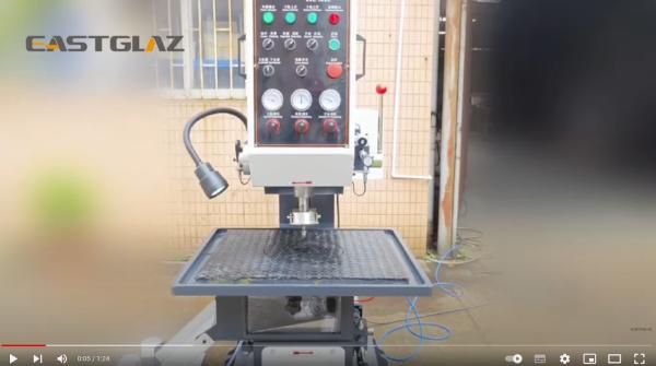 VIDEO: Glass Drilling Machine