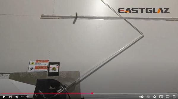 Video: Glass Processing Machine: Supporting arm function for big size spacer