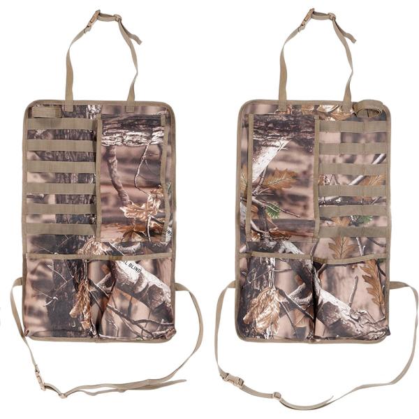 AUSCAMOTEK 2 Pieces Car Seat Back Shotgun Rack Camo Gun Racks Pannel Organiser for Duck Deer Hunting