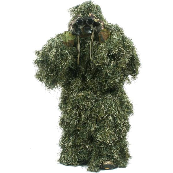 AUSCAMOTEK Camouflage Ghillie Suit for Halloween, Wildlife Photography, Birdwatching, and Deep Camouflage Needs