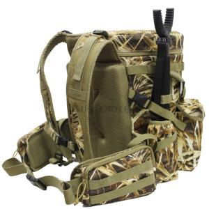 AUSCAMOTEK 360-Degree Swivial Bucket seat with cooler bag Wetland