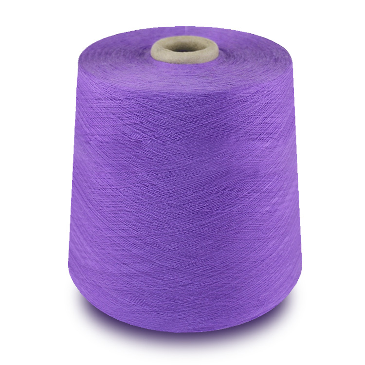 100% polyester dyed spun yarn