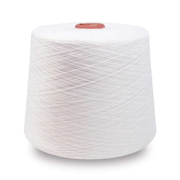 1.25kg/cone recycled spun polyester plastic bobbin yarn