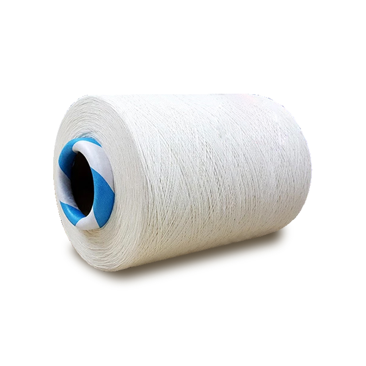 1.25kg/cone recycled spun polyester plastic bobbin yarn