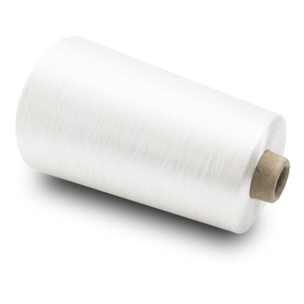 100% Polyester Material and Polyester Ring Spun Yarn 40s2 Raw White