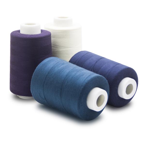 100% polyester dyed spun yarn