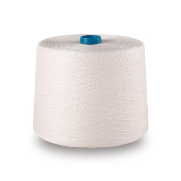 Cheap price 45s/1 45s/2 virgin polyester knitting yarn for bleaching