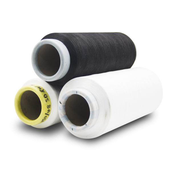 Hot selling Polyester Yarn in Dope Dyed Black From 15D to 300d