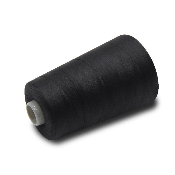 Wholesale Dyed Ne 20/4 Black 100 Polyester Yarn