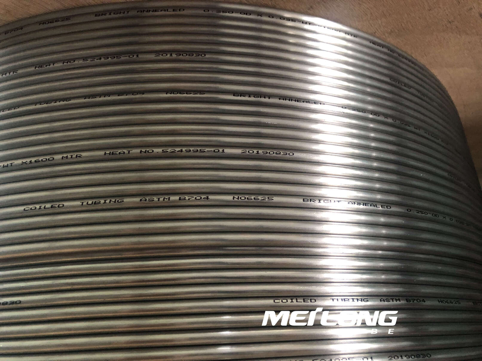 Chemical Injection Line Seamless Inconel 625 Capillary Coiled Tubing