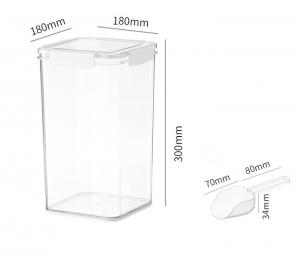 Dry Food Container with Lid and Scoop- 6.5L