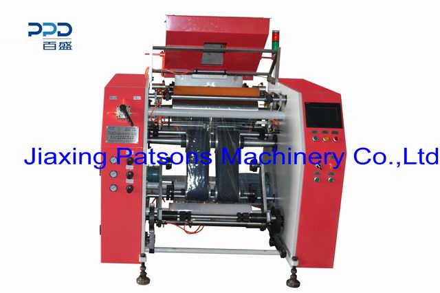 Stretch film rewinding machine, PPD-ARW500