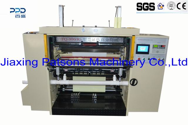 Gift wrap paper slitting rewinding machine, PPD-RW900