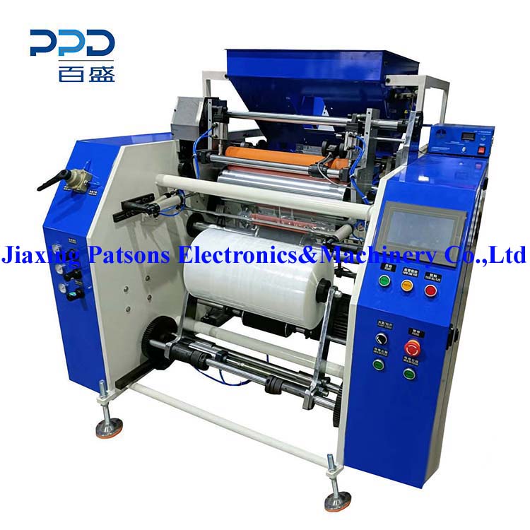 High Speed Automatic 4 Shaft Stretch Film Rewinder, PPD-4SH500