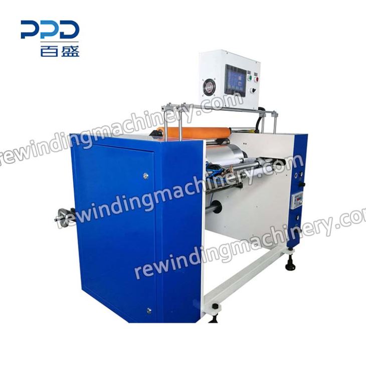 Semi auto aluminium foil rewinding machine, PPD-20191
