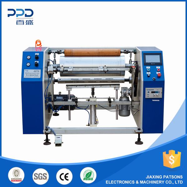 Semi auto aluminium foil roll perforation rewinder, PPD-AFRP600