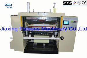 Gift wrap paper slitting rewinding machine