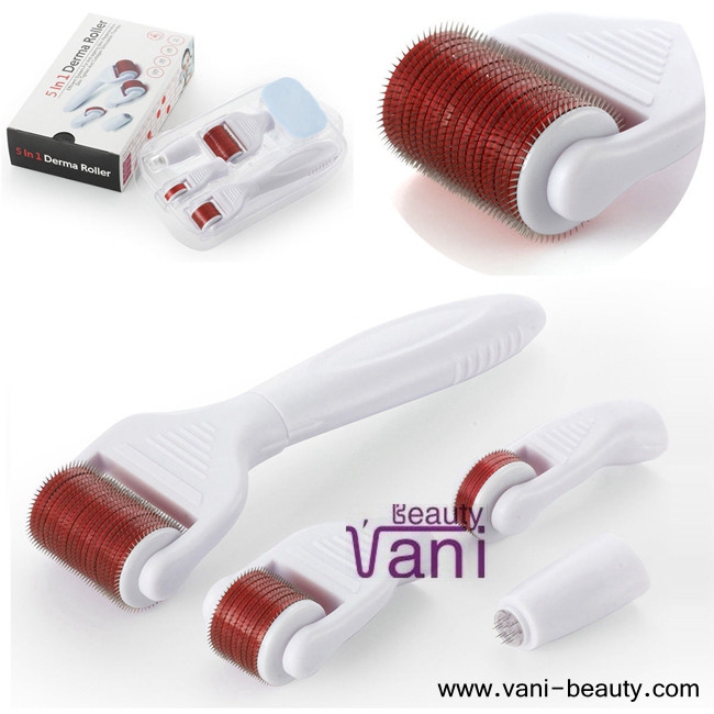 Vani Beauty 5 in 1 Derma Roller Micro Needle 2.0+0.5+1.0+1.5 mm Acne Scar Wrinkles Removal, 