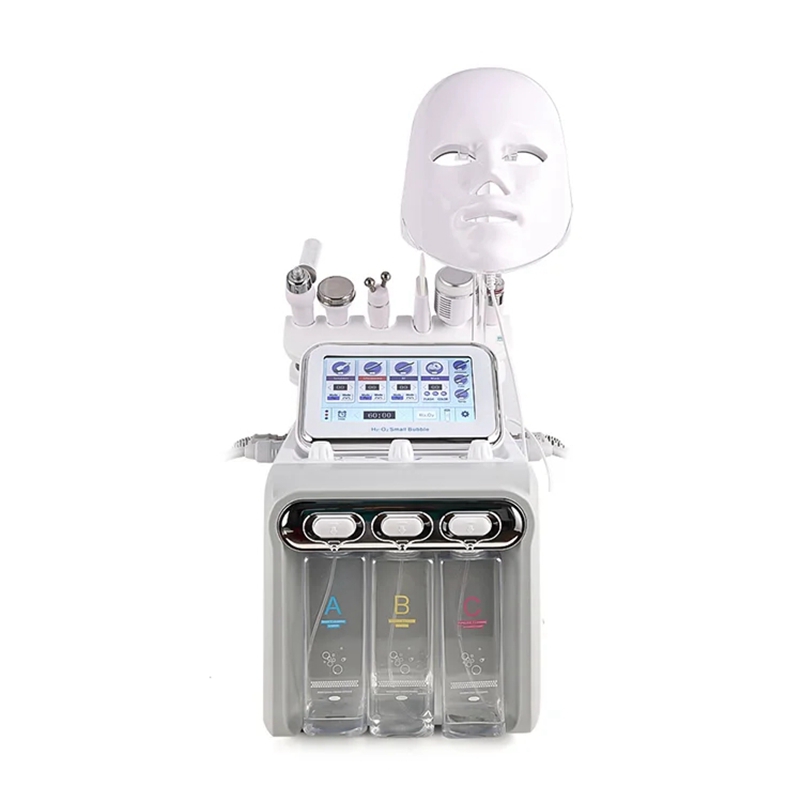 7 in1 Water Oxygen Facial Beauty Machine with Mask Multifunctional Beauty Equipment, Model: LB473