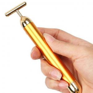Korea 24k Beauty Energy Gold Bar Face Roller Massage Vibration Anti Ageing Wrinkle