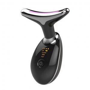 LED Photon Therapy Neck Face Lifting Massager Vibration Skin Tightening Reduce