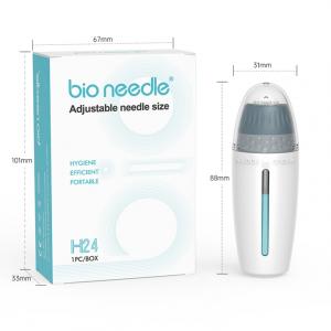 Micro Needle BIO Needle Adjustable 24 Pins Hydra Needle with Bottle for Anti Aging