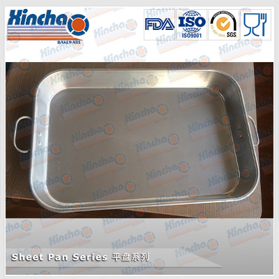 aluminum sheet deep pan with handle